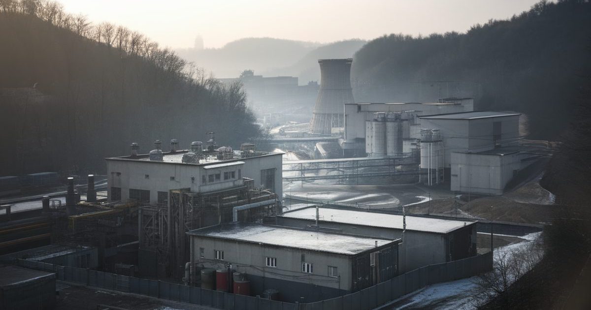 Vue du complexe nucléaire de Yongbyon en Corée du Nord